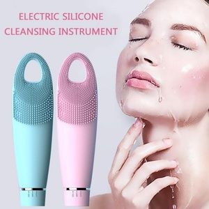 Portable Silicone Electric Cleansing Brush Waterpr